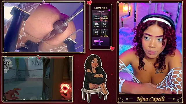 Live-Webcam-Show mit NinaCapelli - Interaktive Lovense-Toys verfügbar