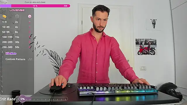 zackfraser (M young) - Cum on abs / chest