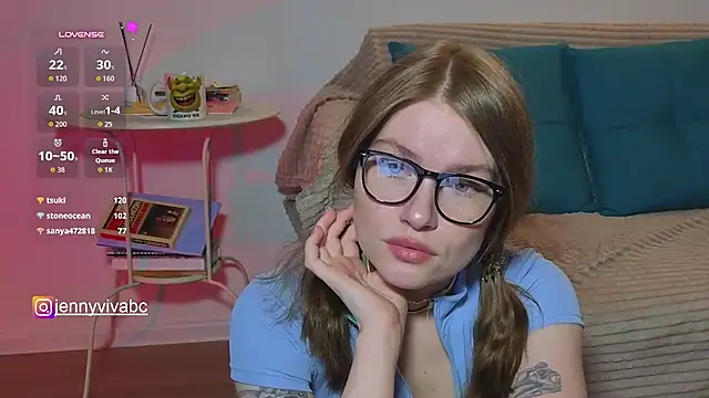 Jennyviva live cam on StripChat