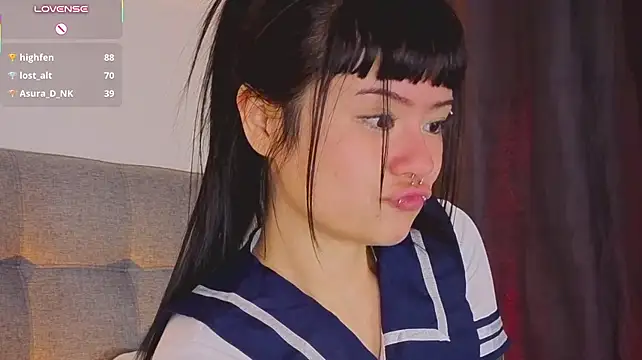 sweet_soup (F teen) - Stand up Face Riding, Open Pussy