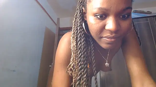 ebonyempress25 (F young) - double penetration