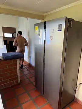 marco_vega (M young) - Sexy poses with the apron on