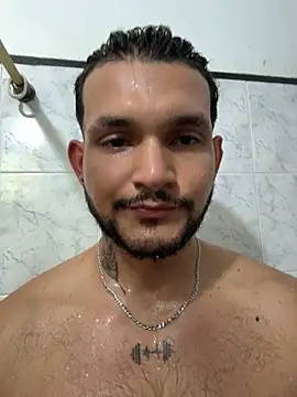 marco_vega (M young) - Apply oil on body & chest