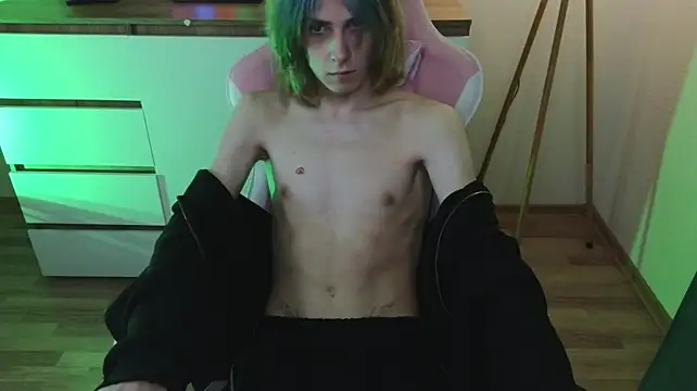 lazy_jester (M twink) - jerk off through panties 5 min