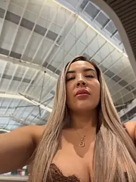 alexa_seexy1 (F young) - All naked in the mall bathroom