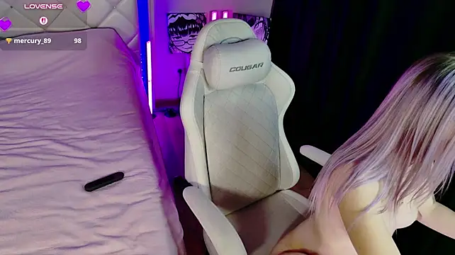 naomihita (F young) - caressing tits + drooling