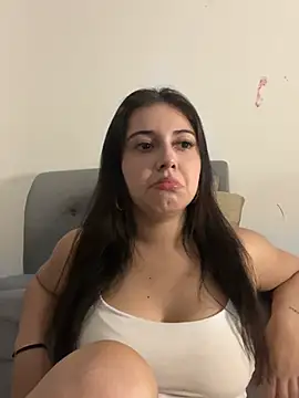 Abby-26 live vor der Cam · Kolumbien