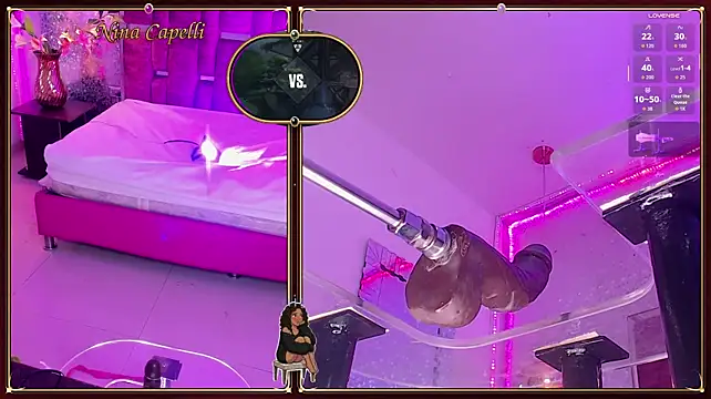 Show in live webcam con NinaCapelli - Giocattoli Lovense interattivi disponibili