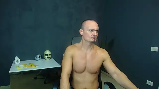 kaelsage (Ask my age) - Flexing naked show !