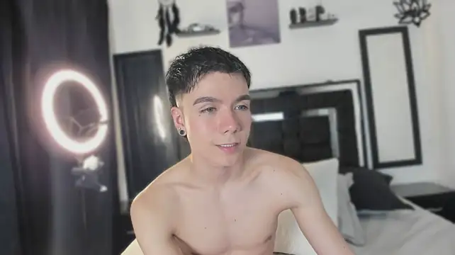 alanblack1 (M young) - Naked and masturbation
