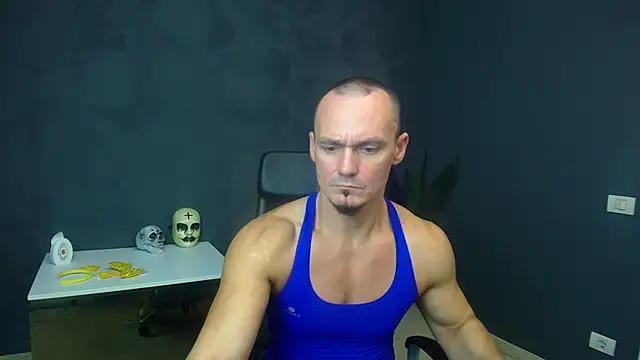 kaelsage (Ask my age) - Flexing naked show !