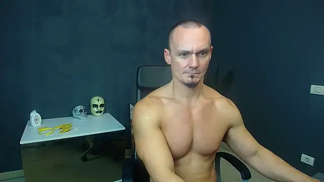 kaelsage (Ask my age) - Flexing naked show !