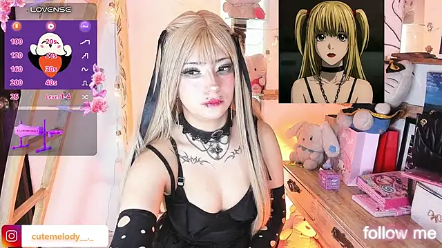Melody-chers webcam model