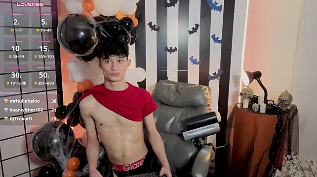 patrick_howland_ (M twink) - naked + oil body
