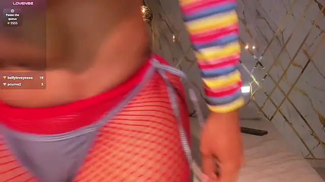angelinafitの配信中の画面
