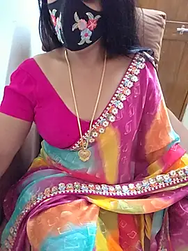 roja-telugu777 (F young) - oil massage to boobs with novel tease