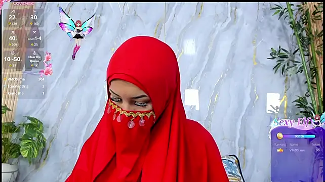 Jannah_Salehの配信中の画面