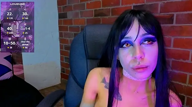 dark__nymph (F young) - tongue out + saliva💕